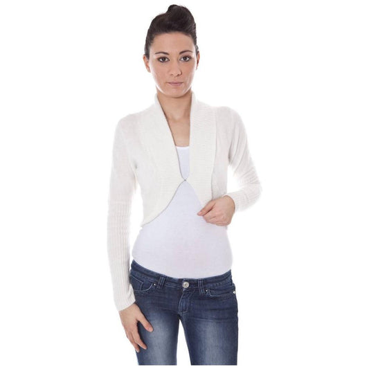 Datch White Wool Sweater DA-1845-XL