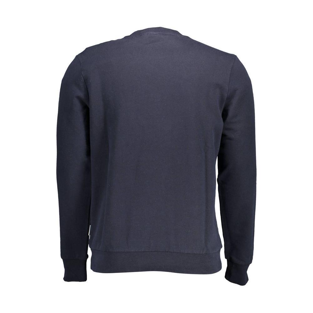 Napapijri Blue Cotton Men Sweater NA-11824-XXL