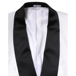 Dolce & Gabbana White Nylon Single Breasted Coat Blazer KOS2311-50