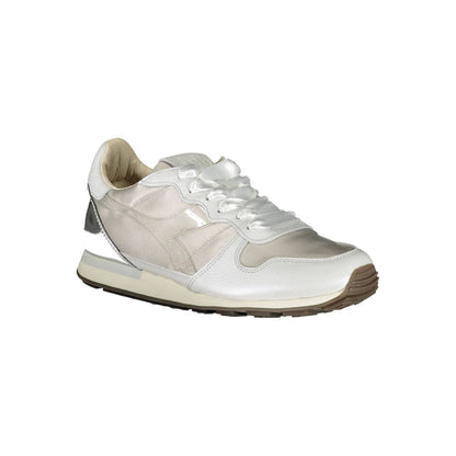 Diadora Gray Leather Women Sneaker