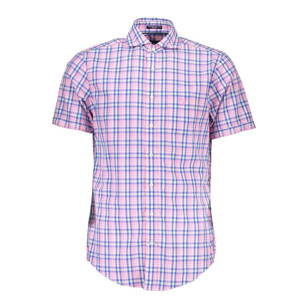Gant Pink Cotton Men Shirt GA-4990-XS