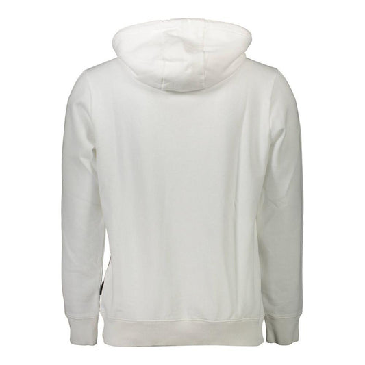 Napapijri White Cotton Men Sweater NA-8358-XXL