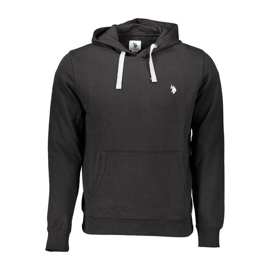 U.S. POLO ASSN. Black Cotton Men Sweater US-9354-XXL
