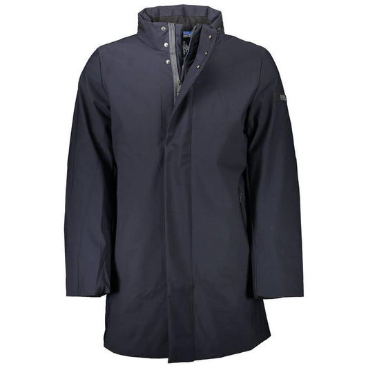 U.S. POLO ASSN. Blue Polyester Men Jacket US-9356-IT48 | M
