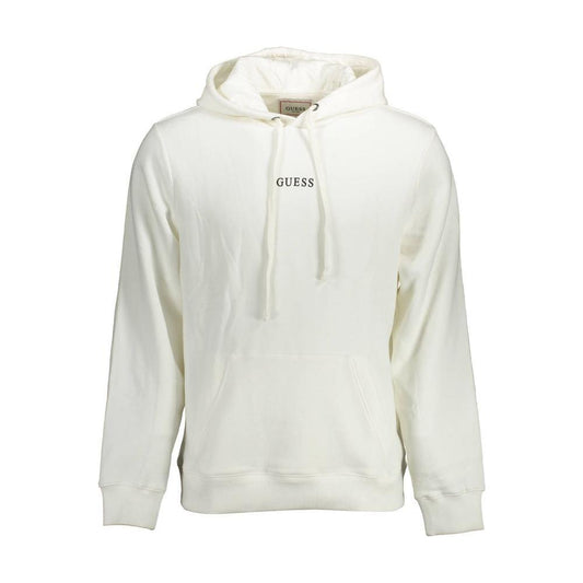 Guess Jeans White Cotton Men Sweater GU-10942-XXL