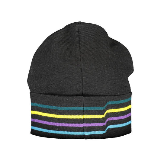Harmont & Blaine Black Wool Men Cap HA-14252