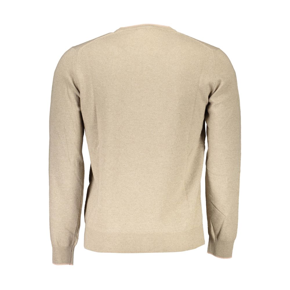 Harmont & Blaine Beige Wool Sweater