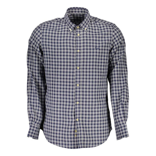 Harmont & Blaine Blue Cotton Men Shirt HA-15654-S