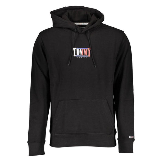 Tommy Hilfiger Black Cotton Men Sweater TO-16738-XXL