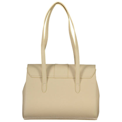 Mario Valentino Beige Polyethylene Handbag