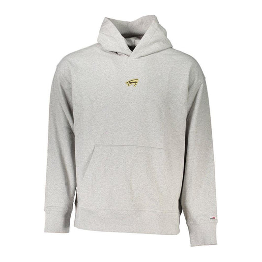 Tommy Hilfiger Gray Cotton Men Sweater TO-22735-XXL