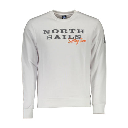 North Sails White Cotton Sweatshirt