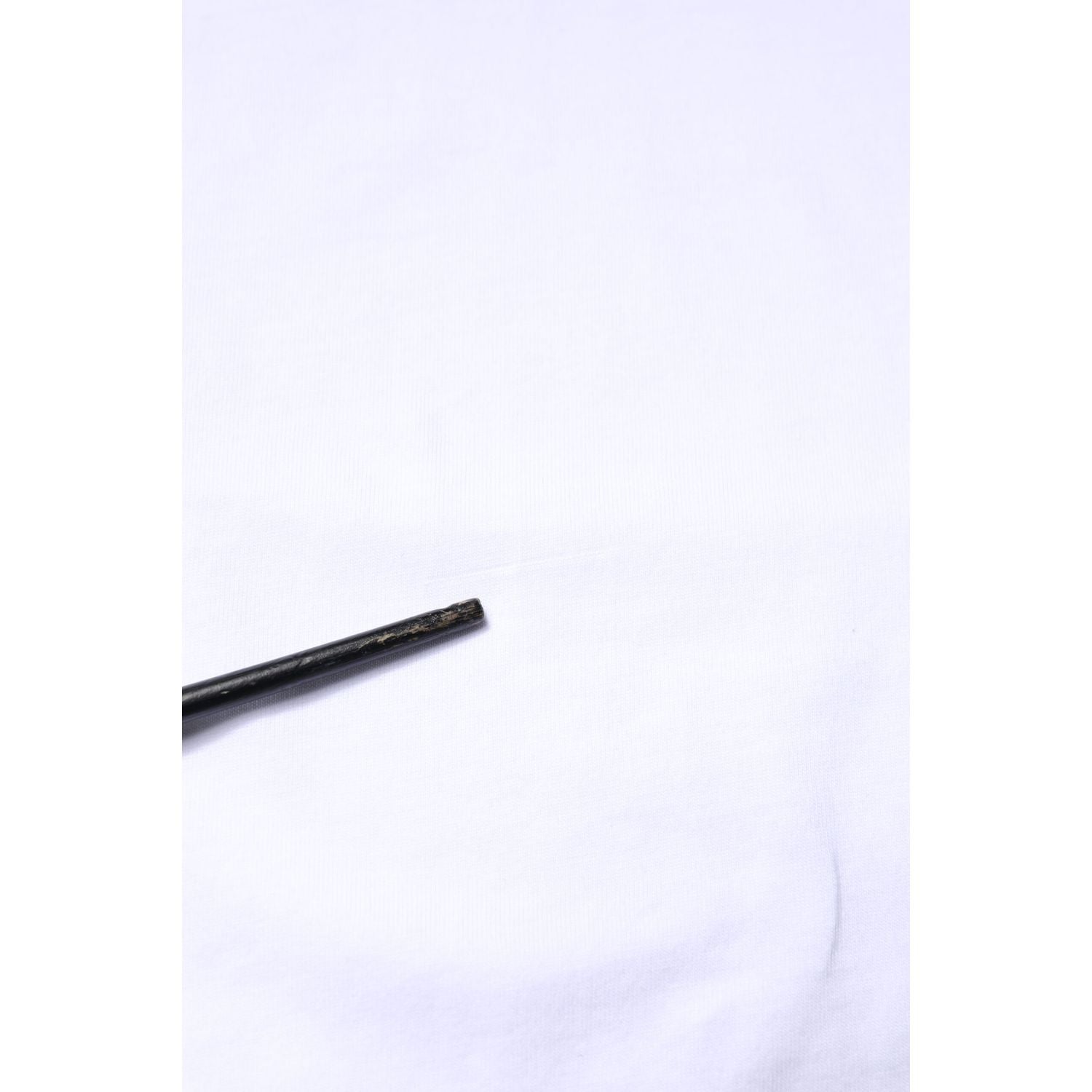 Dolce & Gabbana White Cotton Logo Patch Crew Neck T-shirt