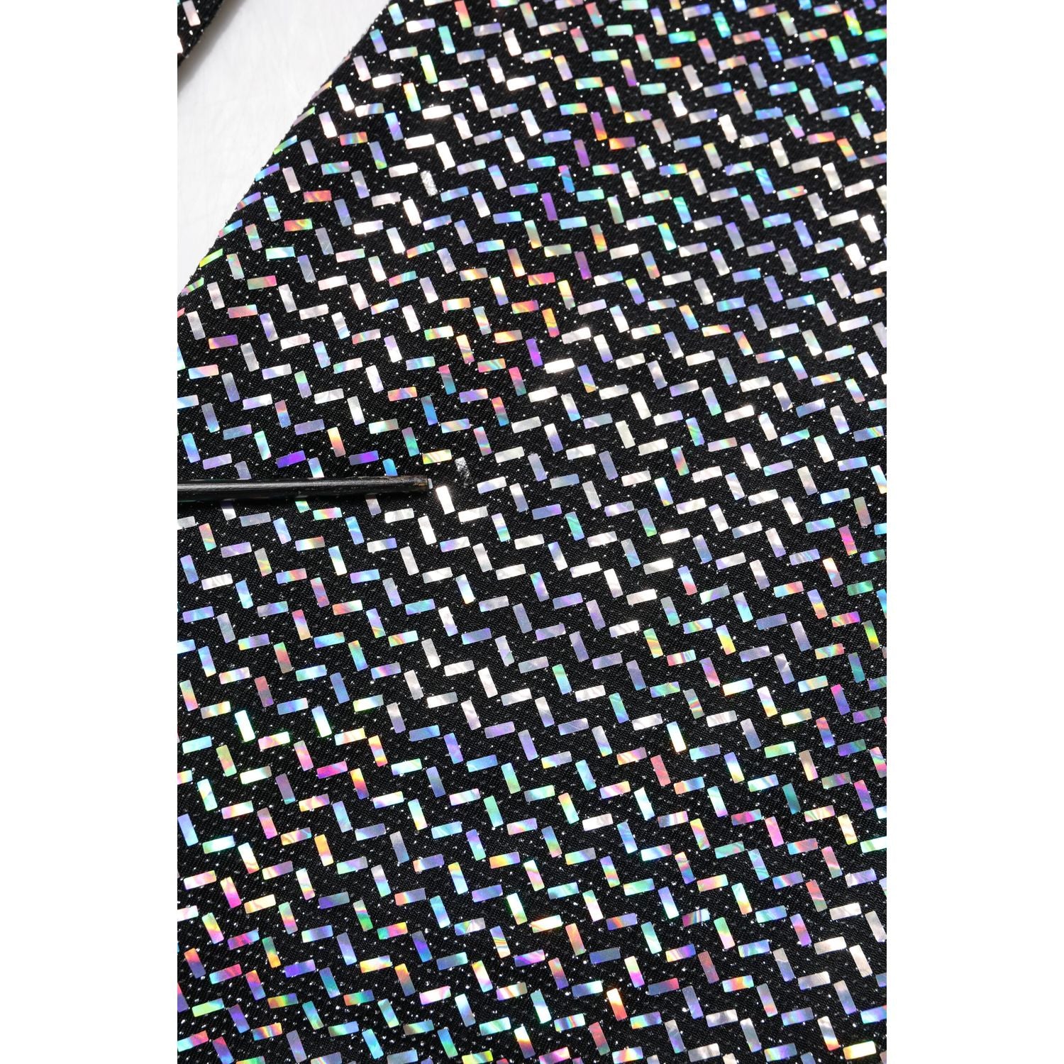 Dolce & Gabbana Black Embellished Nylon Bodycon Mini Dress