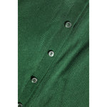 Dolce & Gabbana Green Polyester Long Sleeves Cardigan Sweater THS90399-40
