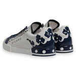 Dolce & Gabbana White Blue Crown Low Top Men Sneakers Shoes MV7574#1-40