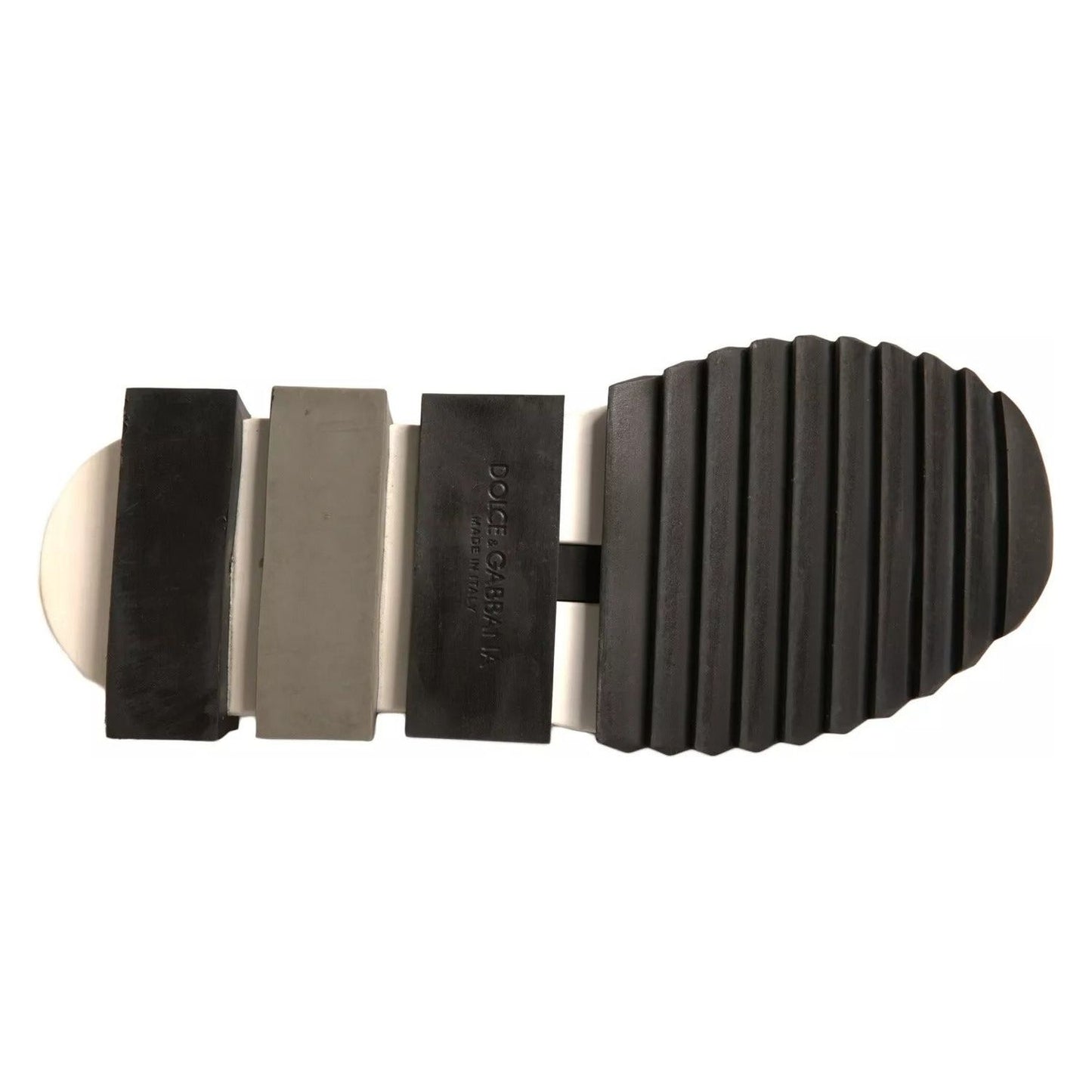 Dolce & Gabbana Black White Slip On Sorrento Sneakers Shoes