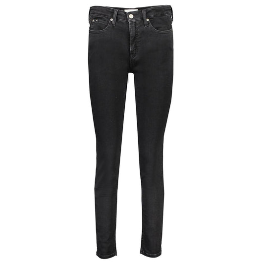 Calvin Klein Black Cotton Jeans Denim