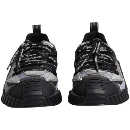 Dolce & Gabbana Multicolor Lace Up Low Top NS1 Sneakers Shoes