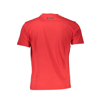 Cavalli Class Red Cotton T-Shirt