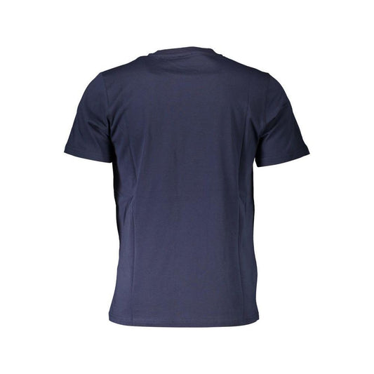 North Sails Blue Cotton Men T-Shirt NO-37133-S