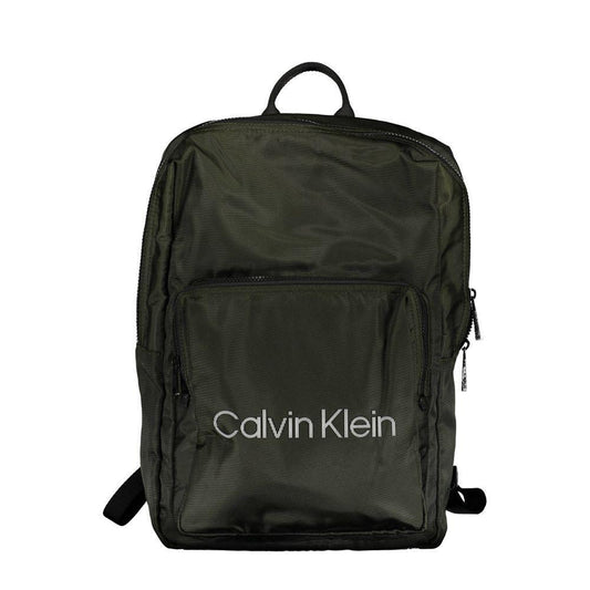 Calvin Klein Green Polyester Men Backpack CA-37935