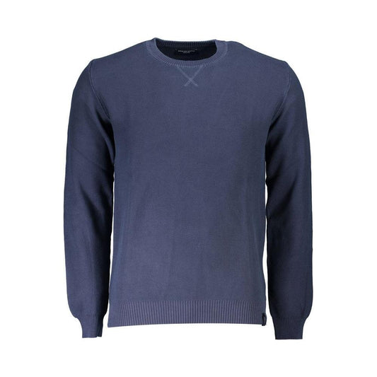 North Sails Blue Cotton Men Sweater NO-37187-S