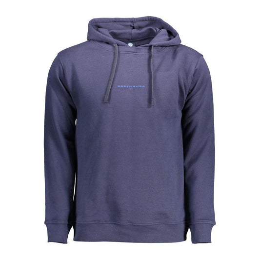 North Sails Blue Cotton Men Sweater NO-12522-XXL