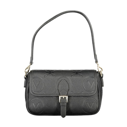 Mario Valentino Black Polyethylene Women Handbag with adjustable strap