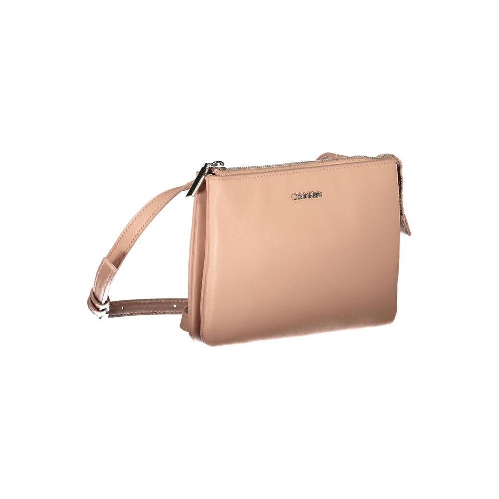 Calvin Klein Pink Polyester Women Handbag CA-17743