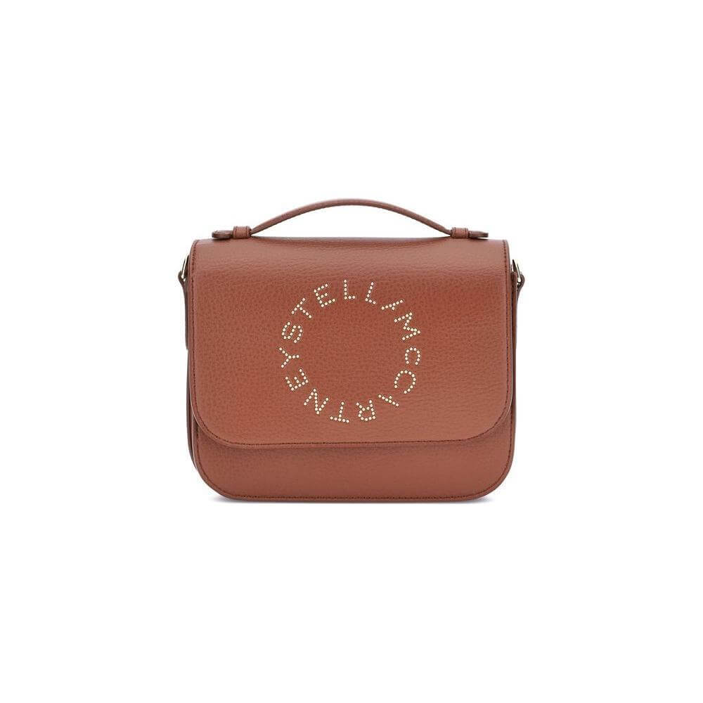 Stella McCartney Logo Flap Bag Eco Embossed Grainy Alter ST7B0140WP05632215BB
