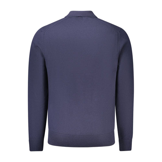 Hugo Boss Blue Wool Mens Sweater BO-34560-XL