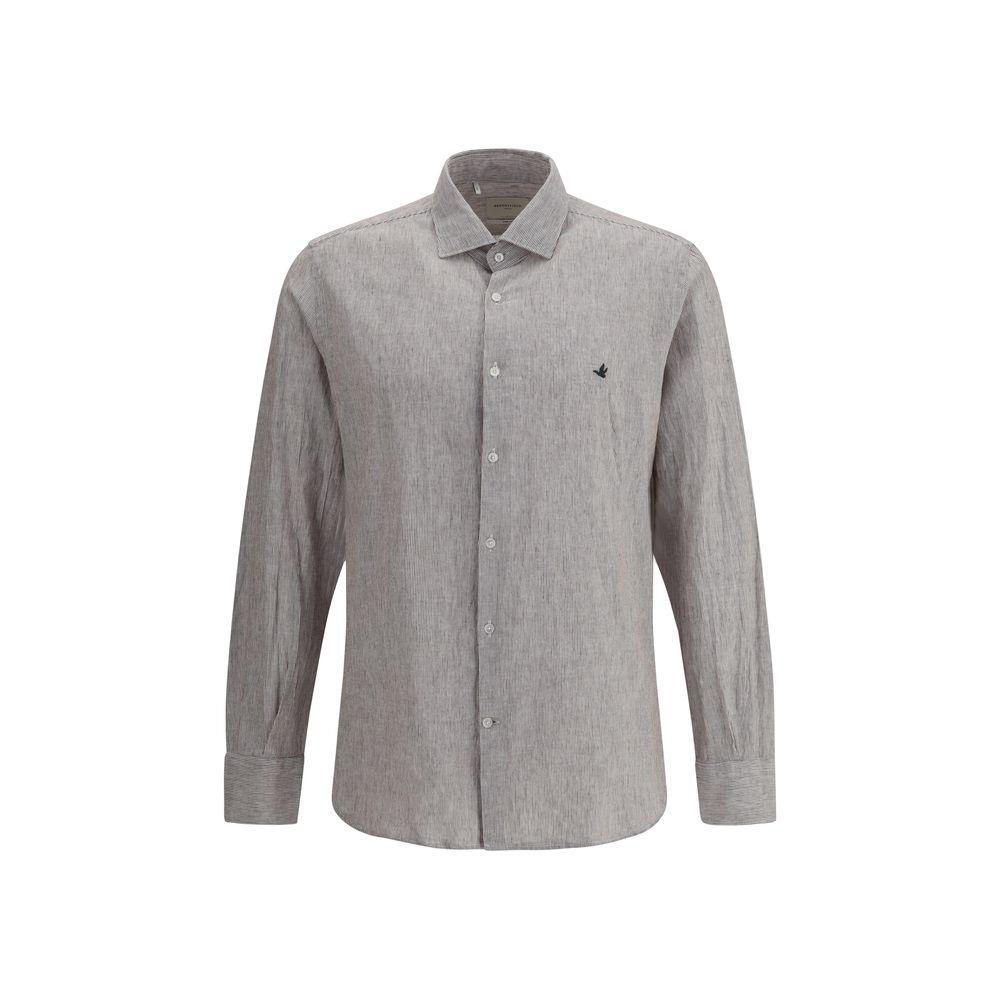 Brooksfield Cotton and linen Shirt BR-202CS129V0033-40
