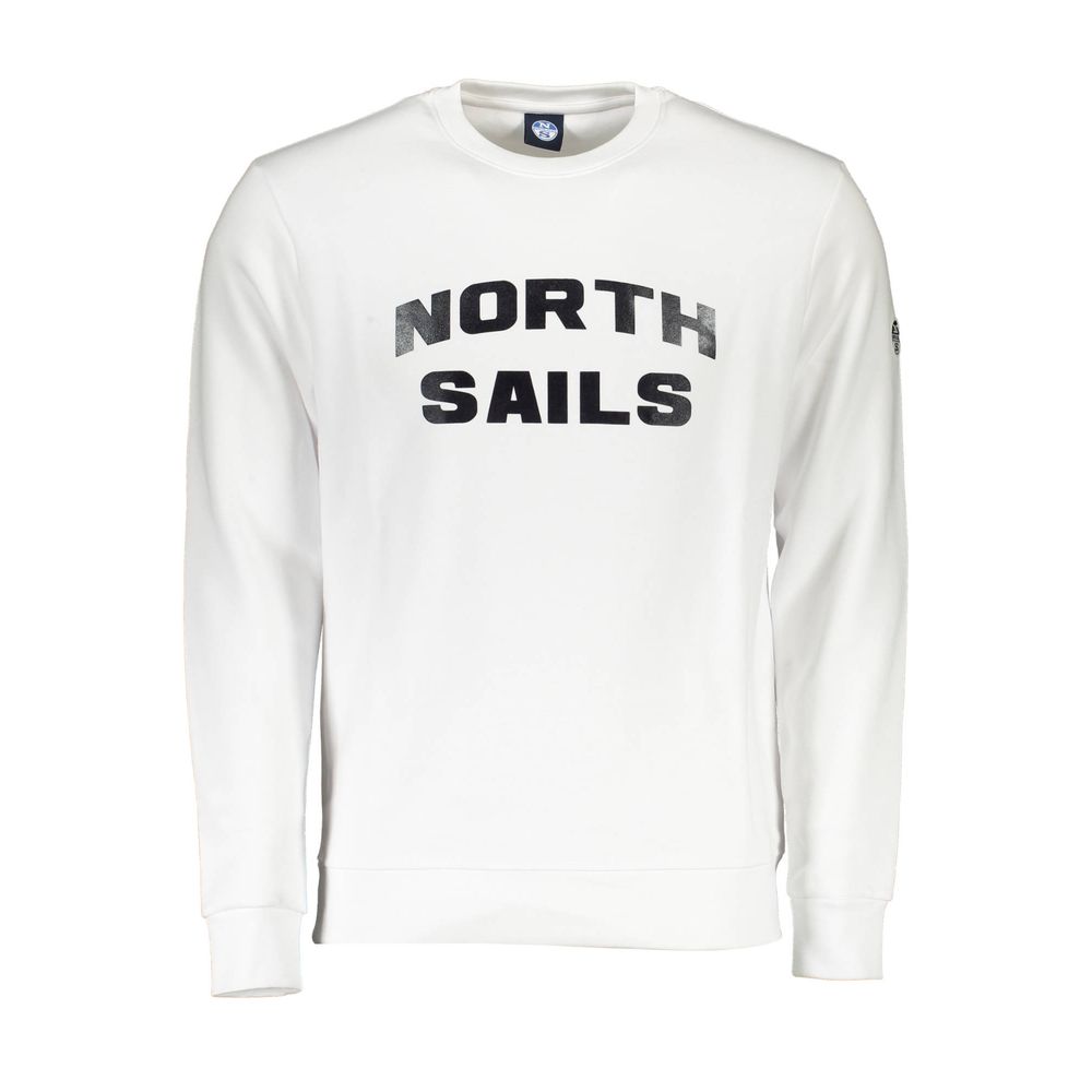 North Sails White Cotton Sweatshirt