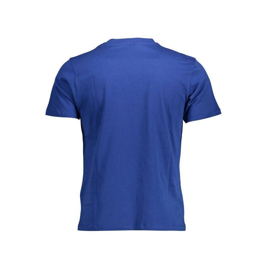 North Sails Blue Cotton Men T-Shirt NO-12560-XL