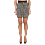 Balmain Black Viscose Skirt BA-15456-IT38|XS