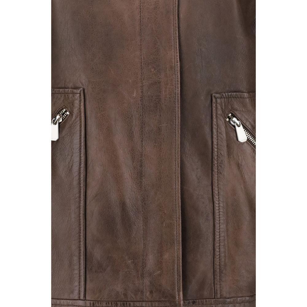 Front view with bag zipped and handles upright.