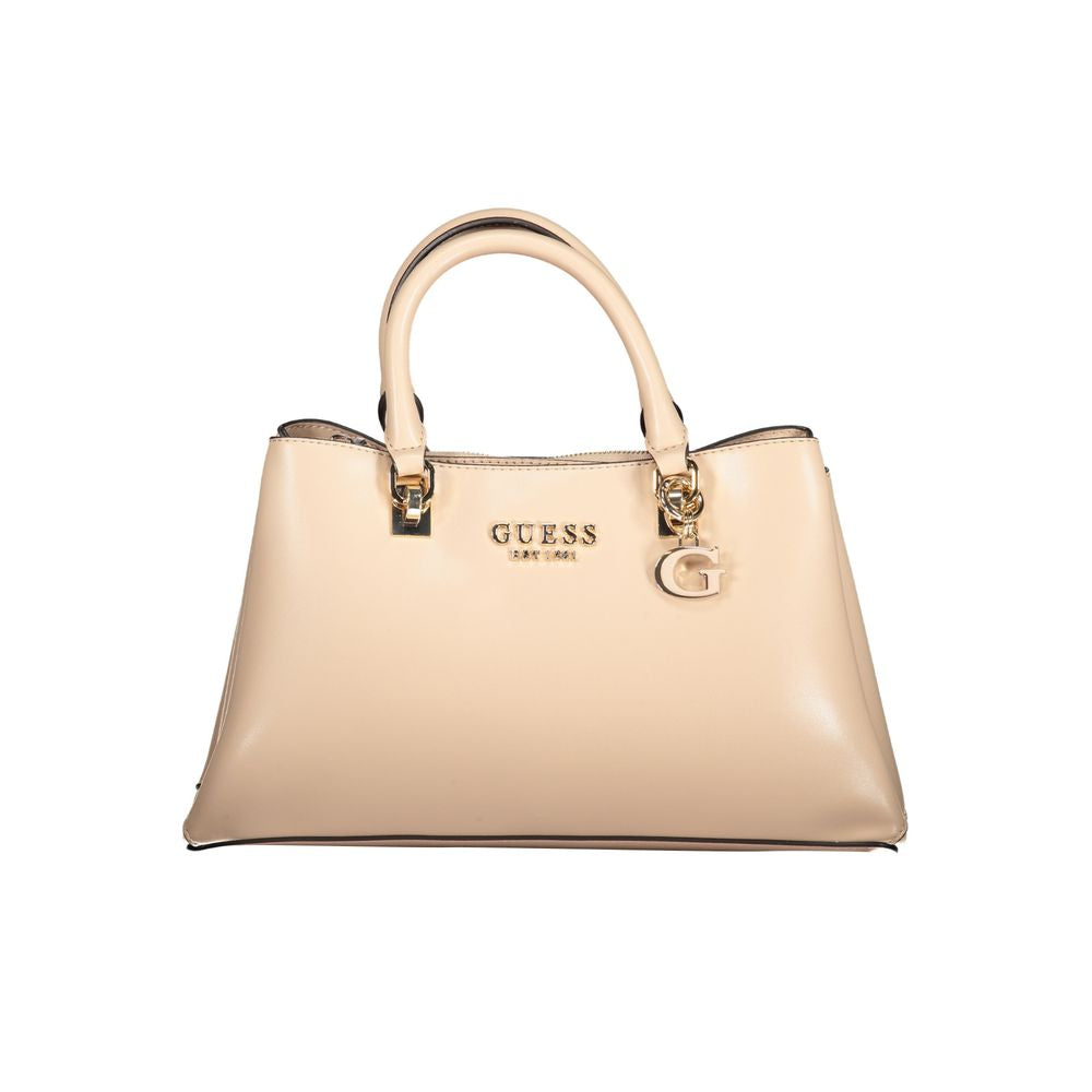 Guess Jeans Beige Polyethylene Handbag GU-30199
