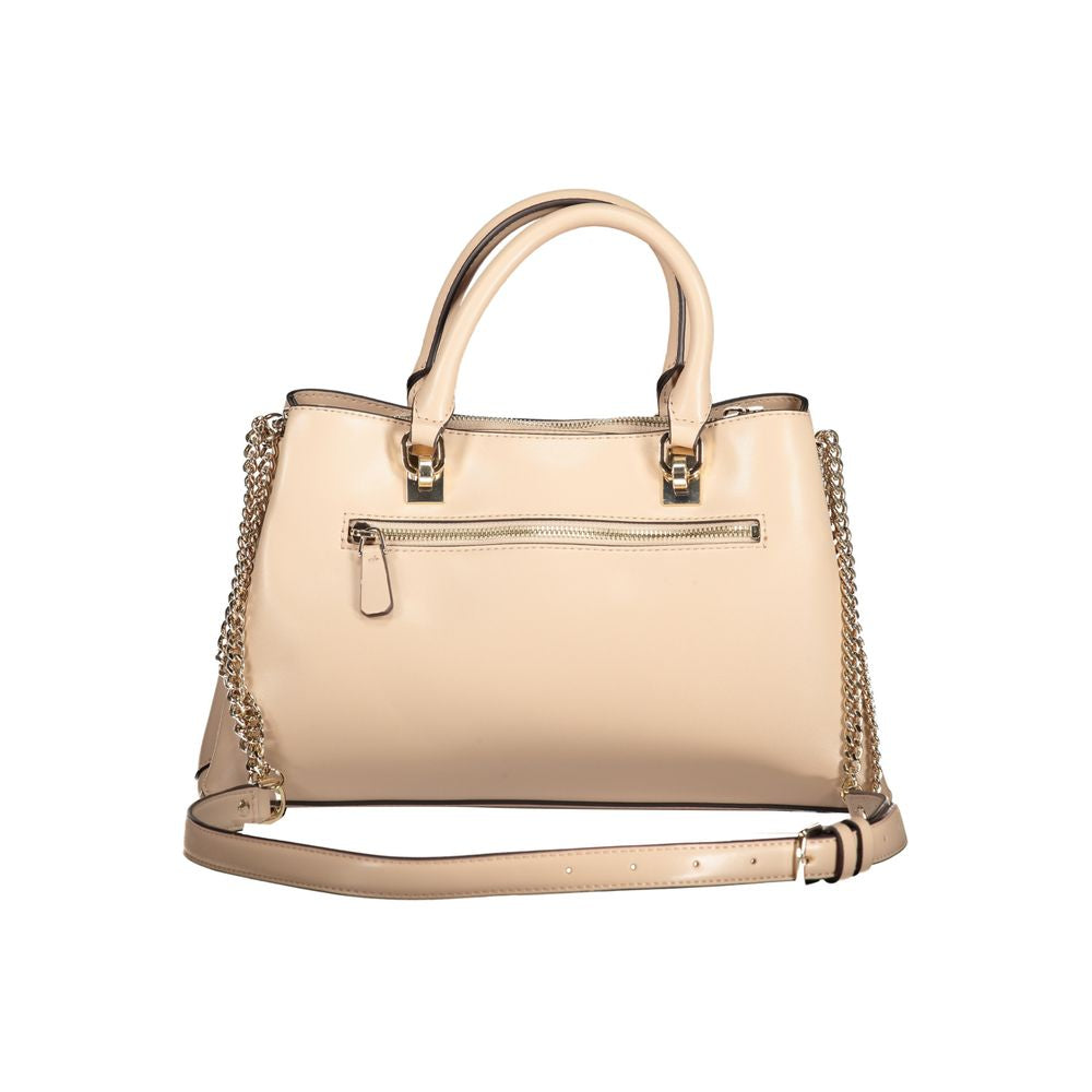 Guess Jeans Beige Polyethylene Handbag GU-30199