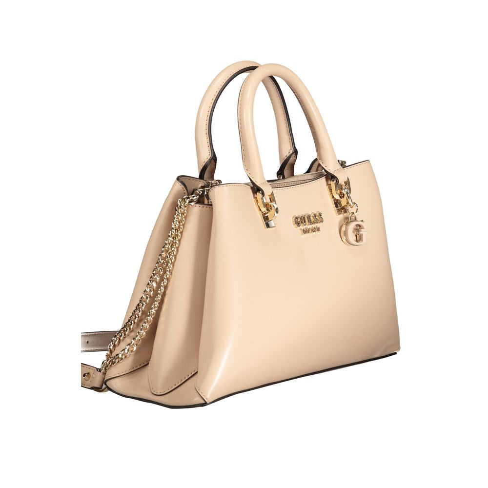 Guess Jeans Beige Polyethylene Handbag GU-30199