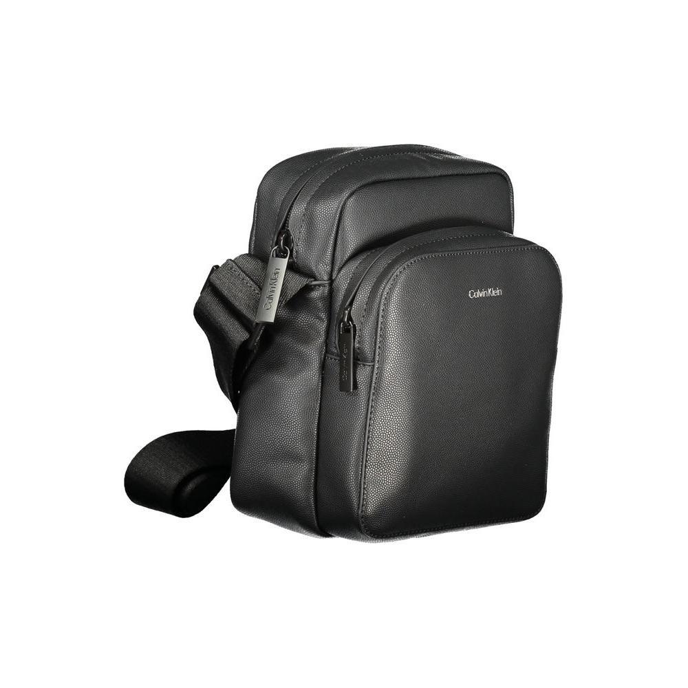 Calvin Klein Black Polyester Men Shoulder Bag CA-36314