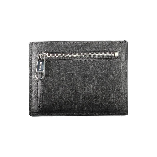 Calvin Klein Black Polyester Men Wallet CA-37055