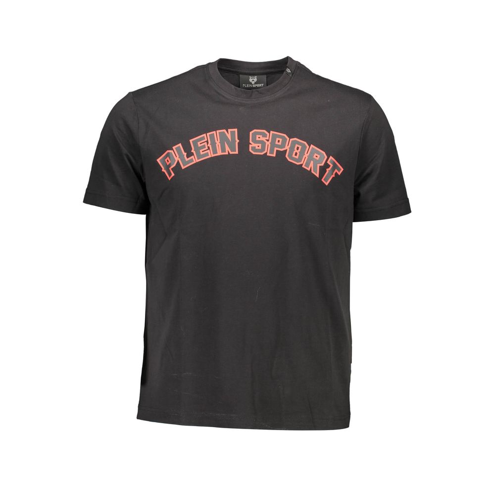 Plein Sport Black Cotton T-Shirt
