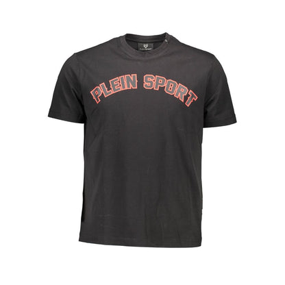 Plein Sport Black Cotton T-Shirt