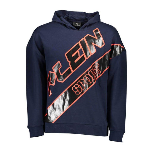 Plein Sport Blue Cotton Men Sweater PL-37248-S