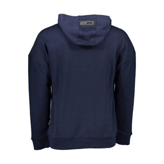 Plein Sport Blue Cotton Men Sweater PL-37248-S