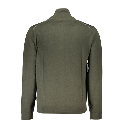 Napapijri Green Fabric Men Sweater NA-25309-S