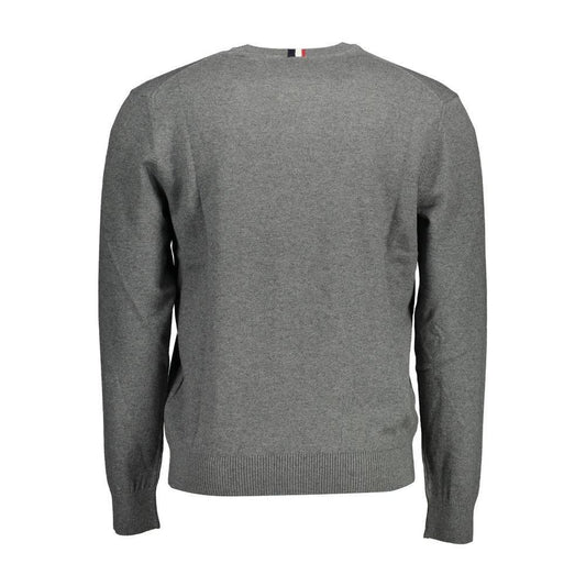 U.S. POLO ASSN. Gray Cotton Mens Sweater US-16896-XXL