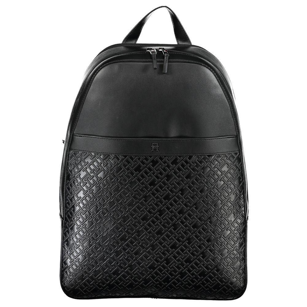Tommy Hilfiger Black Polyethylene Backpack