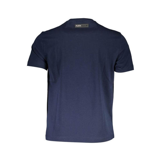 Plein Sport Blue Cotton Men T-Shirt PL-37223-L